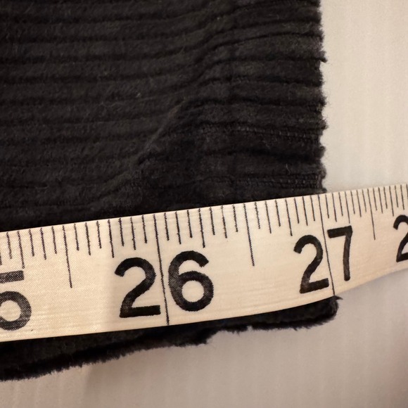 Vintage High Waisted Corduroy Pants Size 8 Pleated Tapered Preppy Winter Casual - Picture 8 of 11